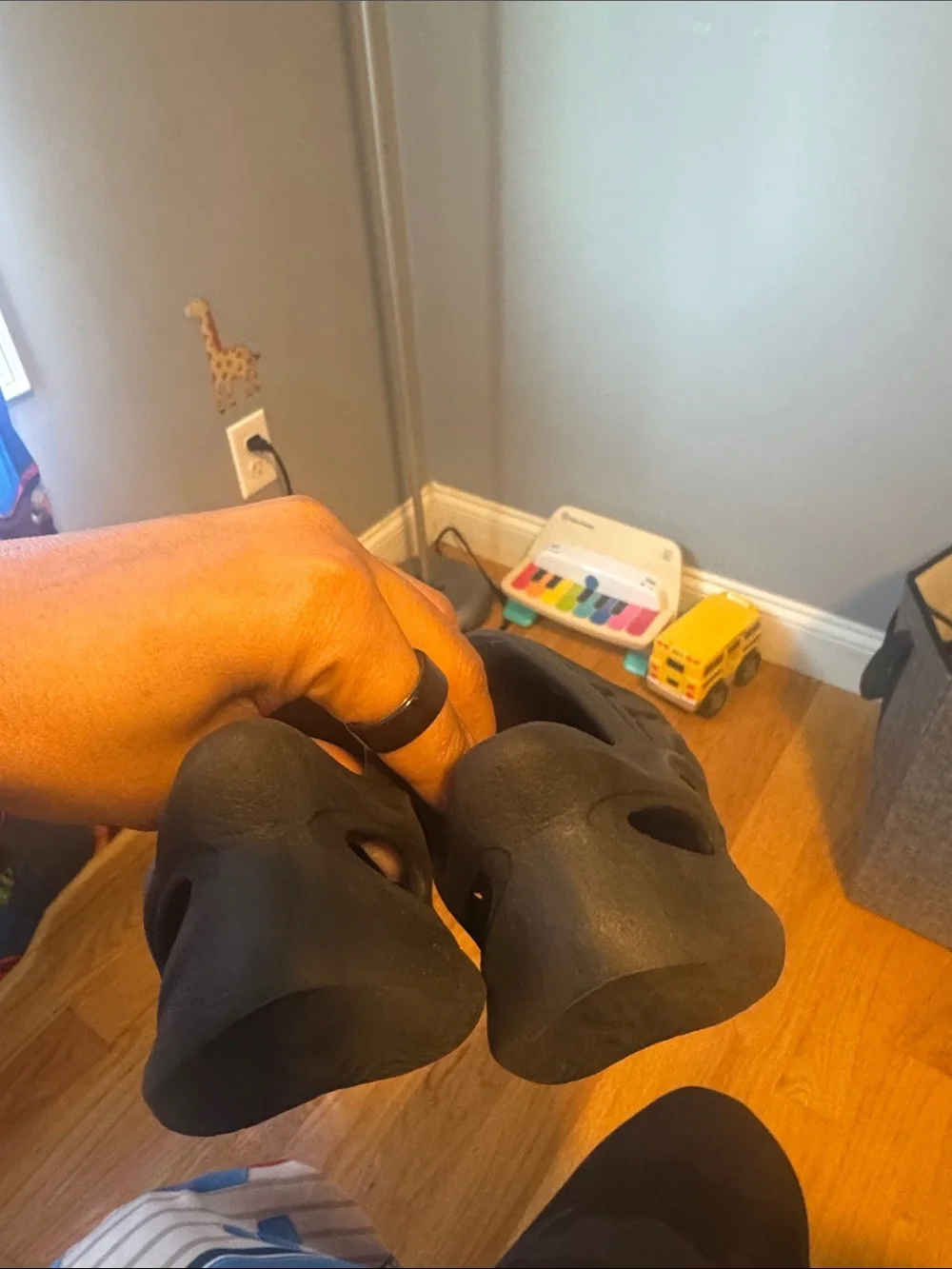 Yeezy Kids Navy Foam Water Shoes
